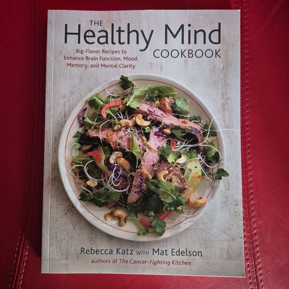 The Healthy Mind Cookbook by Rebecca Katz - White Cover